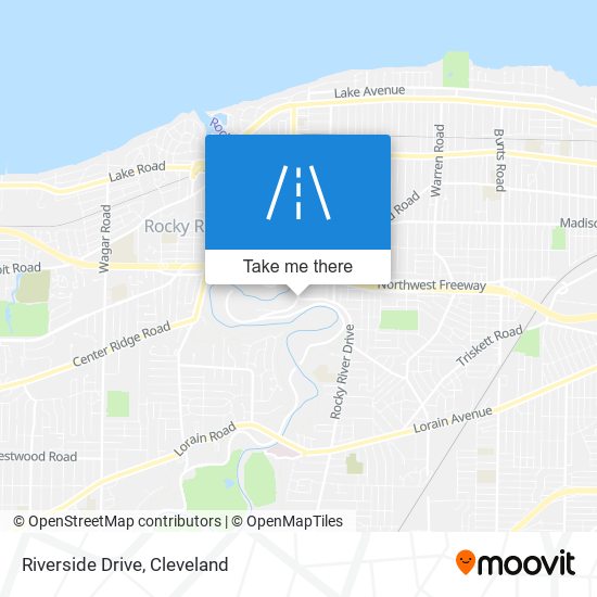 Mapa de Riverside Drive