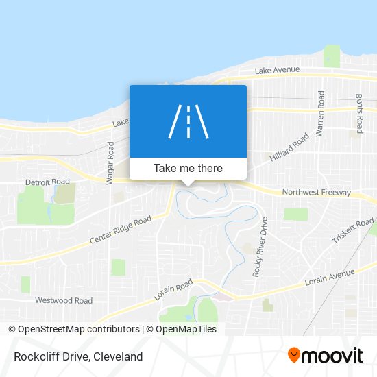 Rockcliff Drive map