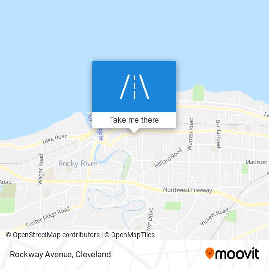 Mapa de Rockway Avenue