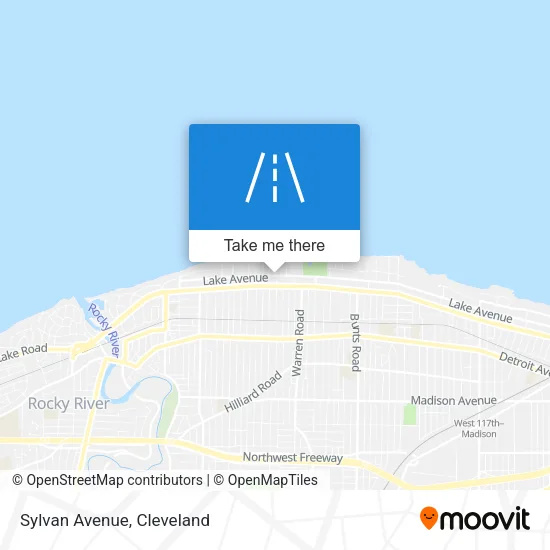 Mapa de Sylvan Avenue