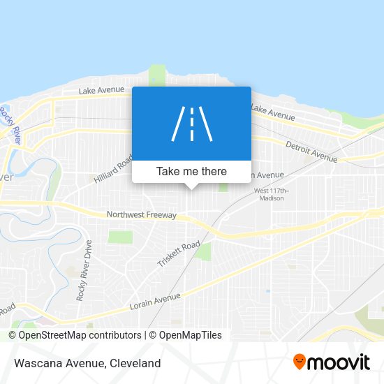 Mapa de Wascana Avenue