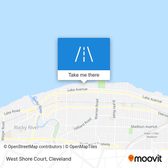 Mapa de West Shore Court