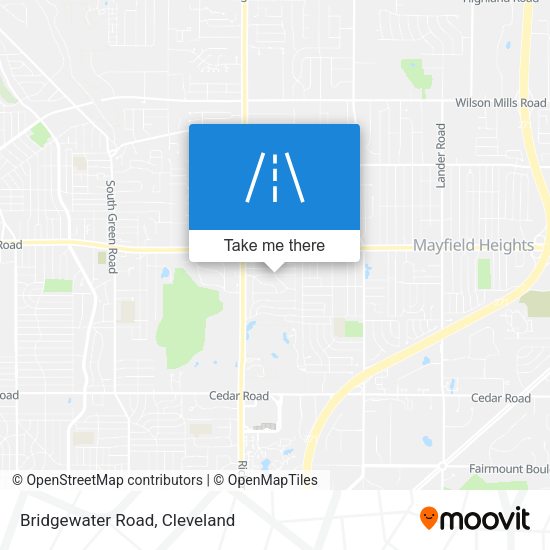 Mapa de Bridgewater Road