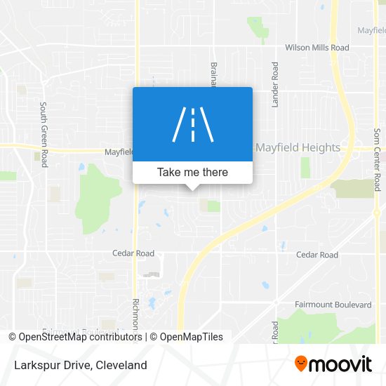 Mapa de Larkspur Drive