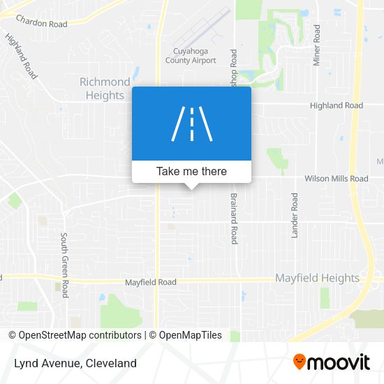 Mapa de Lynd Avenue