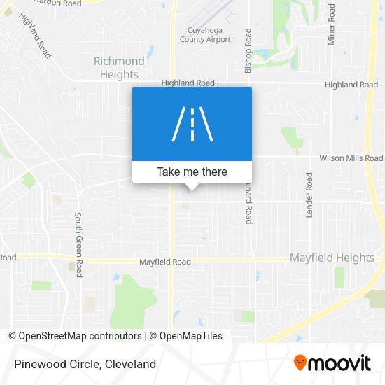 Mapa de Pinewood Circle