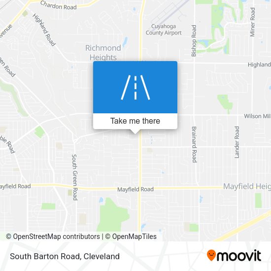 Mapa de South Barton Road
