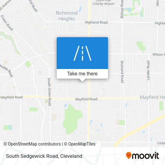 South Sedgewick Road map