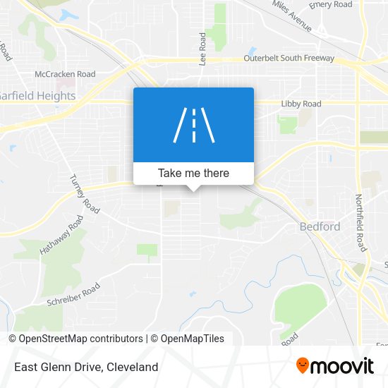 Mapa de East Glenn Drive