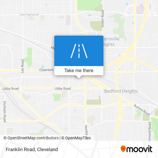 Franklin Road map