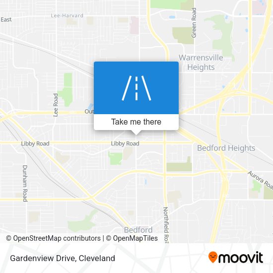 Mapa de Gardenview Drive