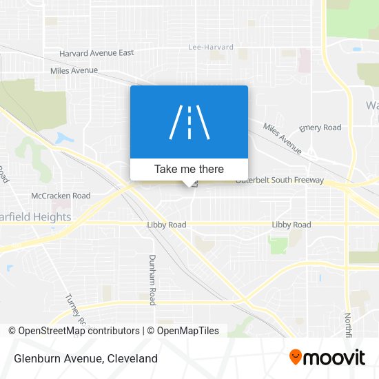 Mapa de Glenburn Avenue