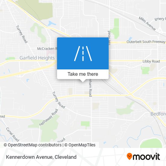 Kennerdown Avenue map