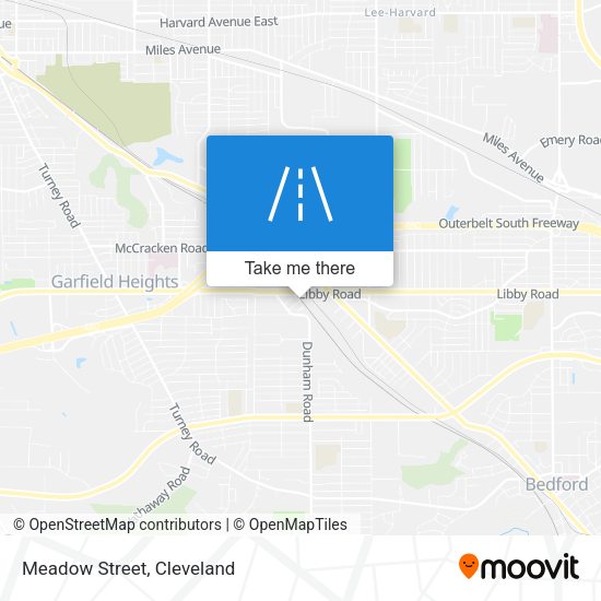 Mapa de Meadow Street