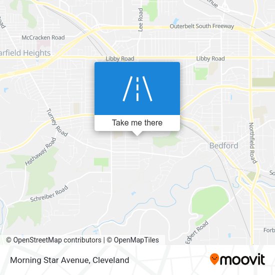 Morning Star Avenue map