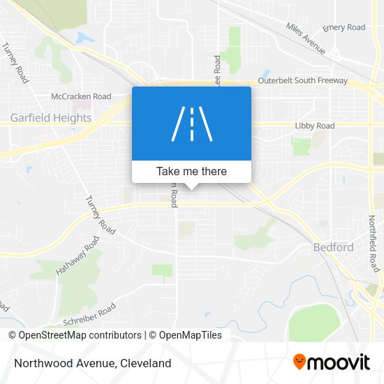 Mapa de Northwood Avenue
