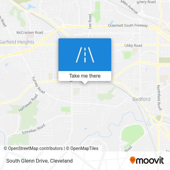 Mapa de South Glenn Drive