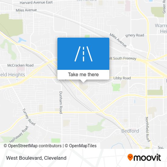 Mapa de West Boulevard