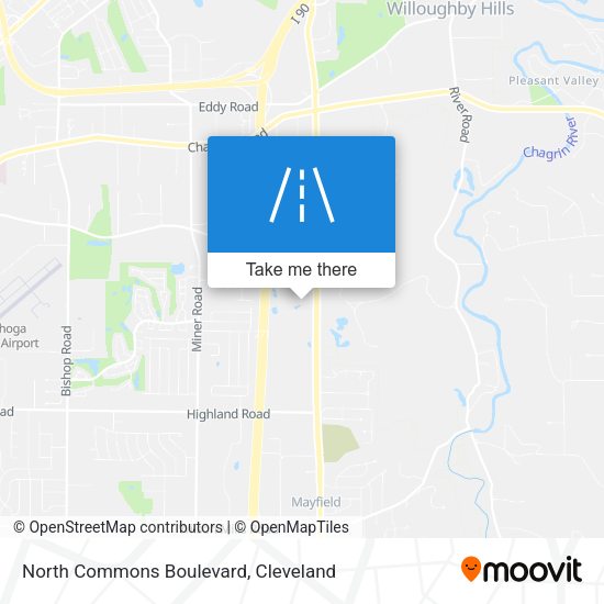 Mapa de North Commons Boulevard