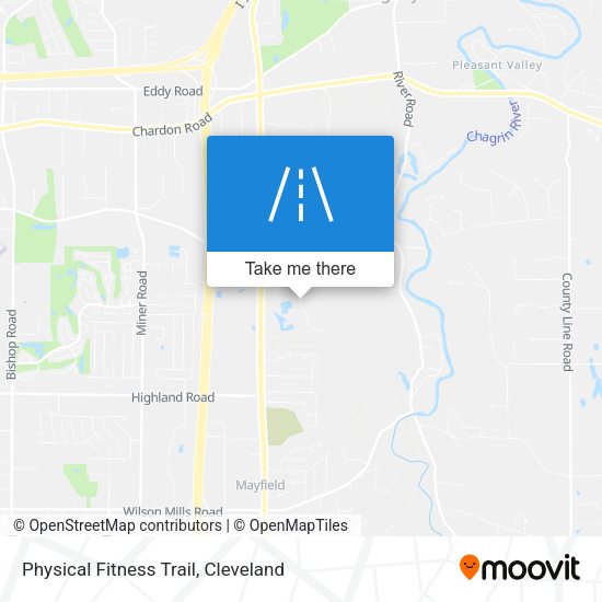 Physical Fitness Trail map