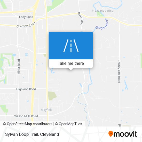 Sylvan Loop Trail map