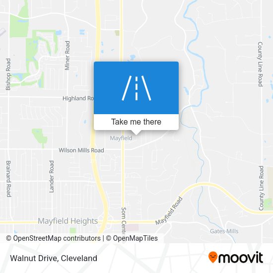 Mapa de Walnut Drive