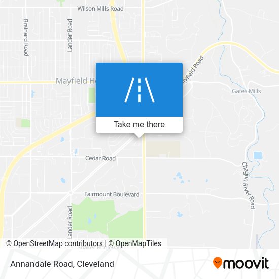 Mapa de Annandale Road