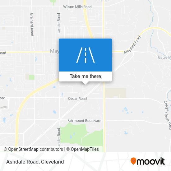 Mapa de Ashdale Road