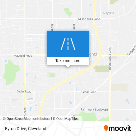 Mapa de Byron Drive