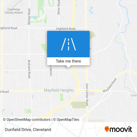 Dunfield Drive map