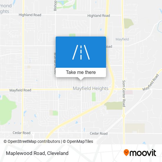 Maplewood Road map