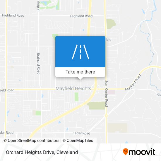 Orchard Heights Drive map