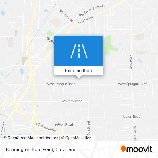 Bennington Boulevard map