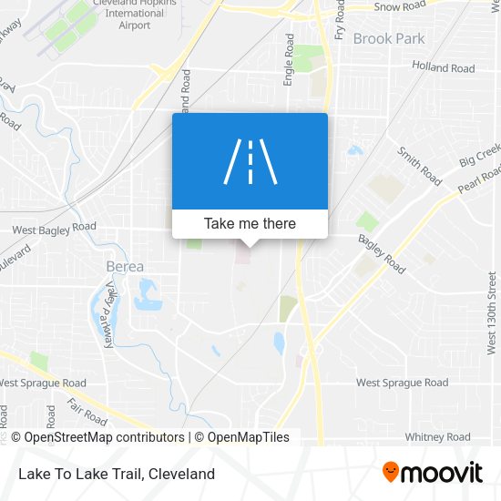 Lake To Lake Trail map