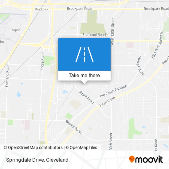 Springdale Drive map