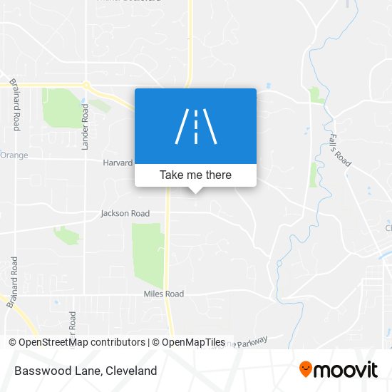 Basswood Lane map