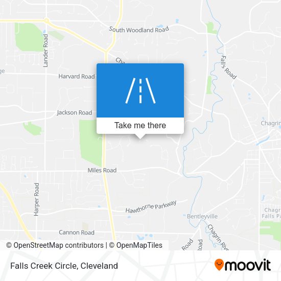 Falls Creek Circle map