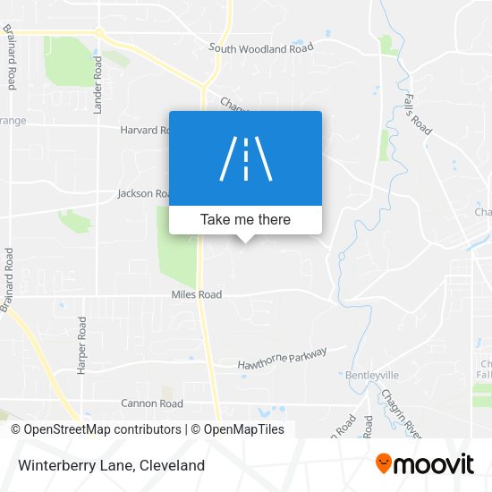 Winterberry Lane map