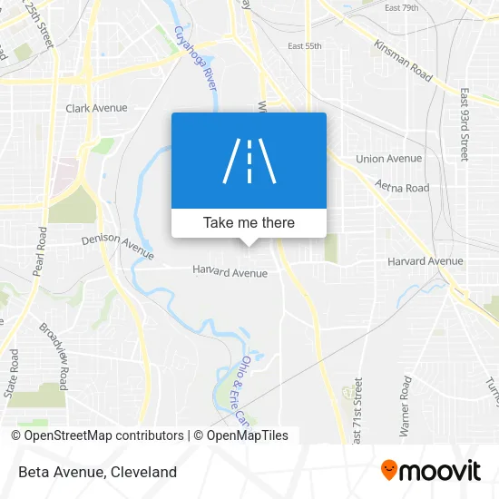 Beta Avenue map