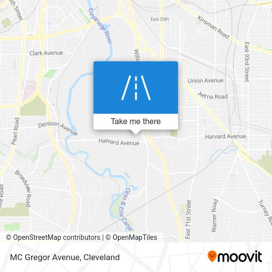 Mapa de MC Gregor Avenue