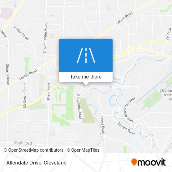 Mapa de Allendale Drive
