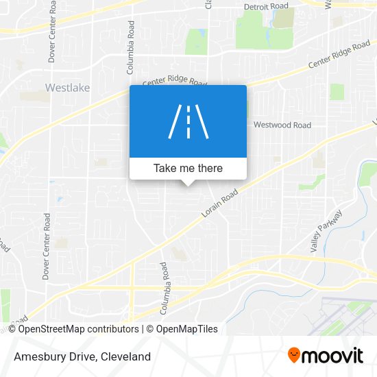 Mapa de Amesbury Drive