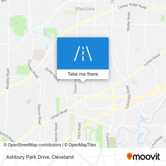 Ashbury Park Drive map