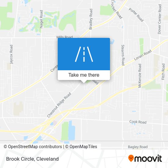Mapa de Brook Circle