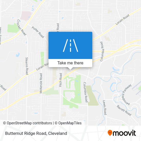 Butternut Ridge Road map