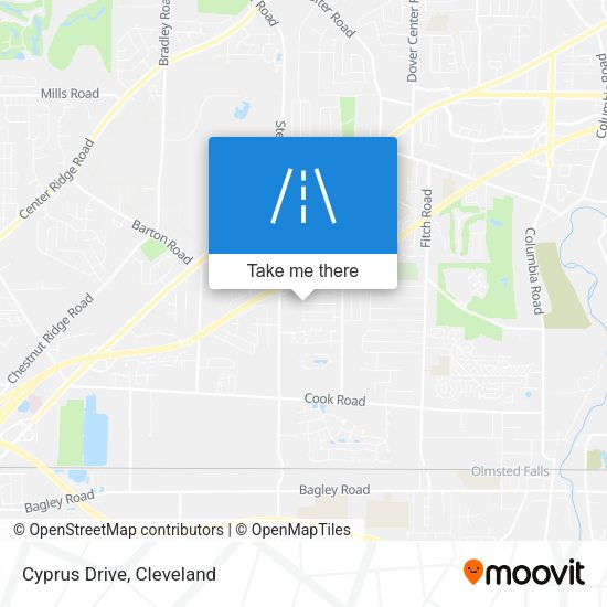 Mapa de Cyprus Drive