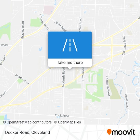 Mapa de Decker Road