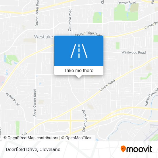 Deerfield Drive map