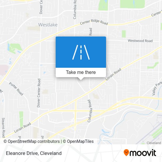Mapa de Eleanore Drive