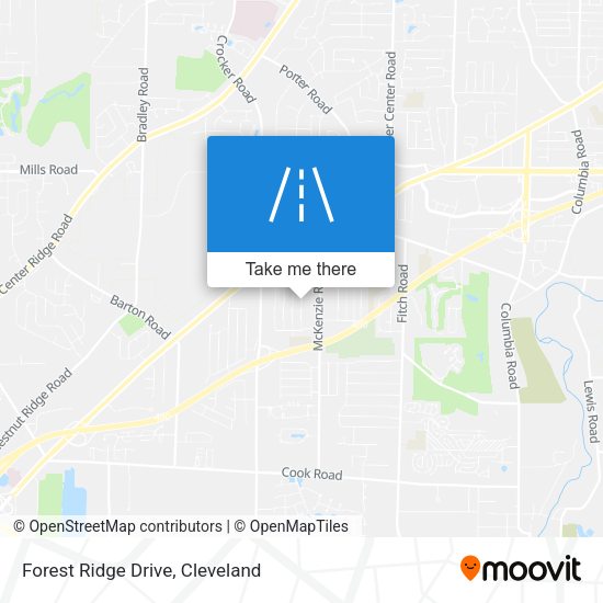 Mapa de Forest Ridge Drive